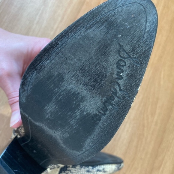 Sam Edelman Women’s Size 8 Reesa Python Snakeskin Cowboy Western Ankle Boots - Picture 9 of 16